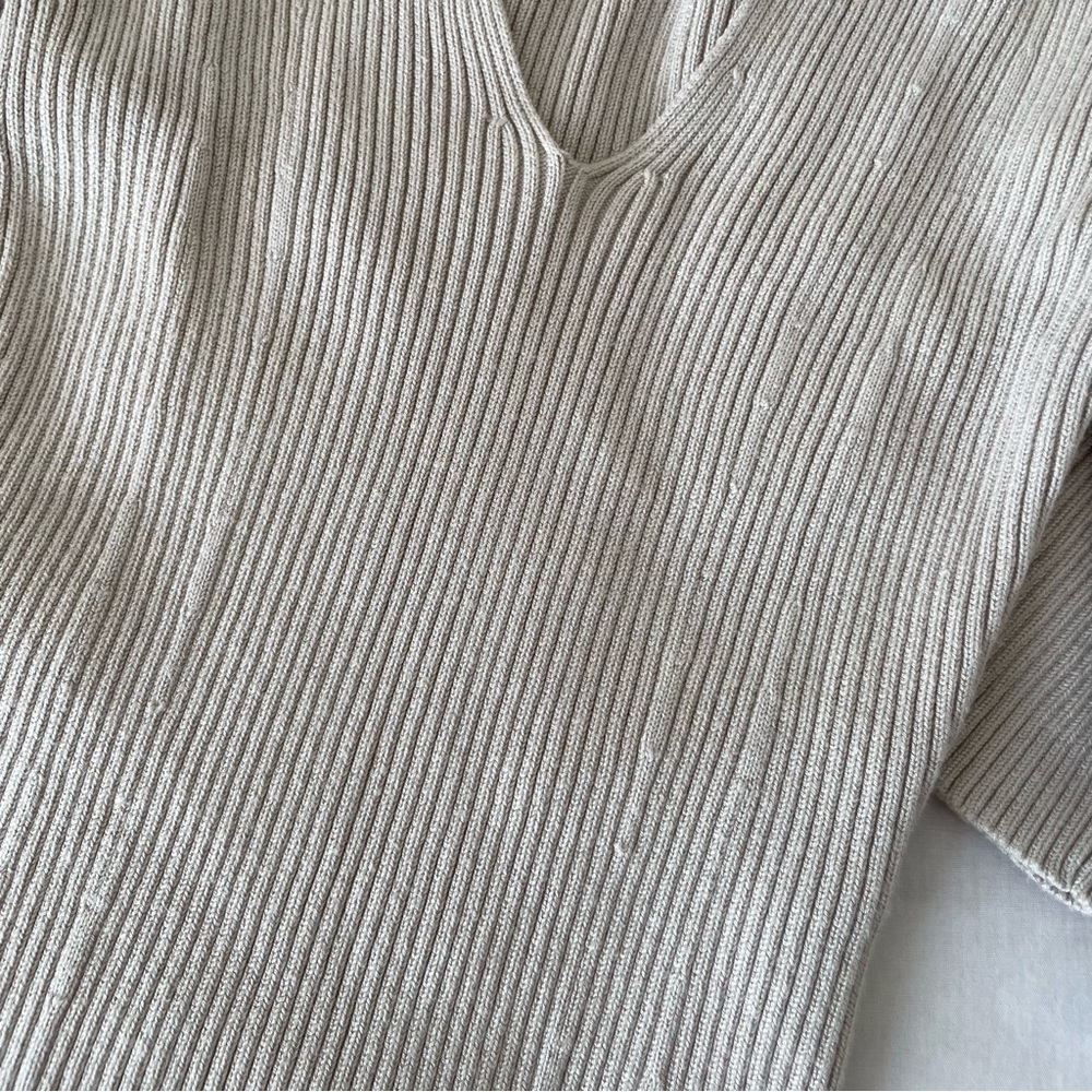 Elevated Ribbed Knit Polo - Picture 2 of 5